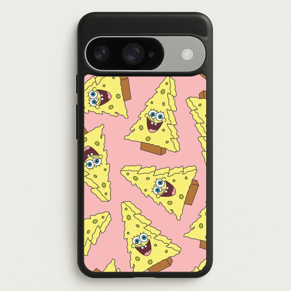 Christmas Tree Cartoon Sponge Pattern Google Pixel 10 / 10 Pro Case