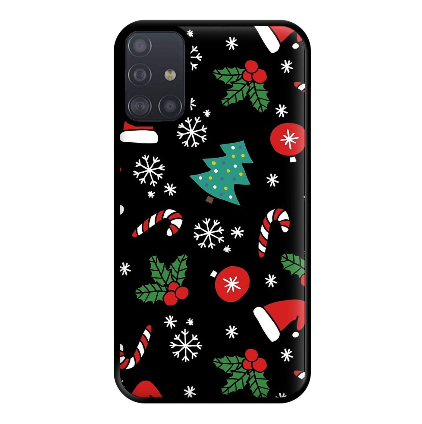 Christmas Objects Pattern Phone Case
