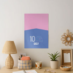 Gasly Helmet 2026 Art Print
