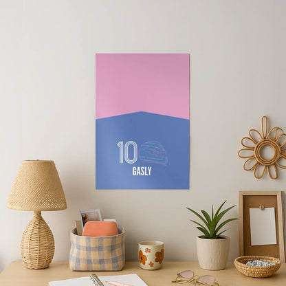 Gasly Helmet 2026 Art Print