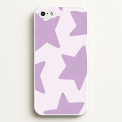 Lilac Stars iPhone 5 / 5s / SE 2016 Case