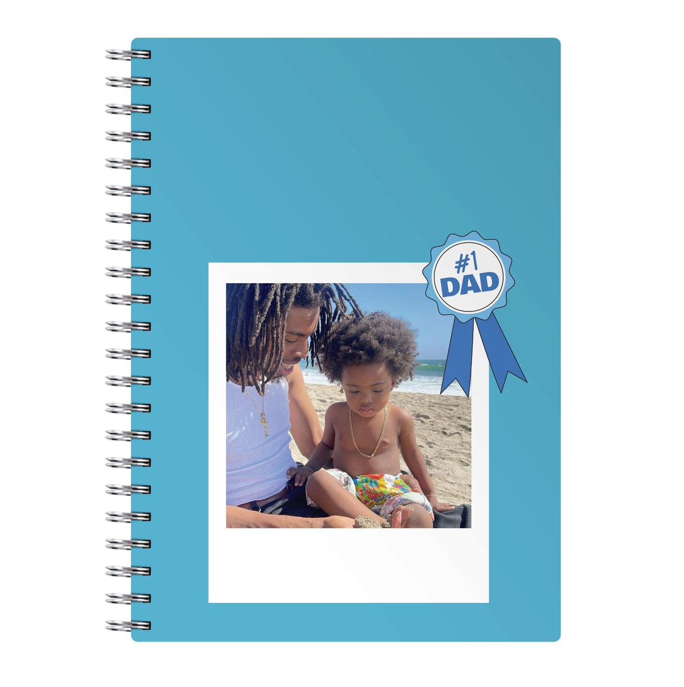 Number 1 Dad - Personalised Father's Day Notebook