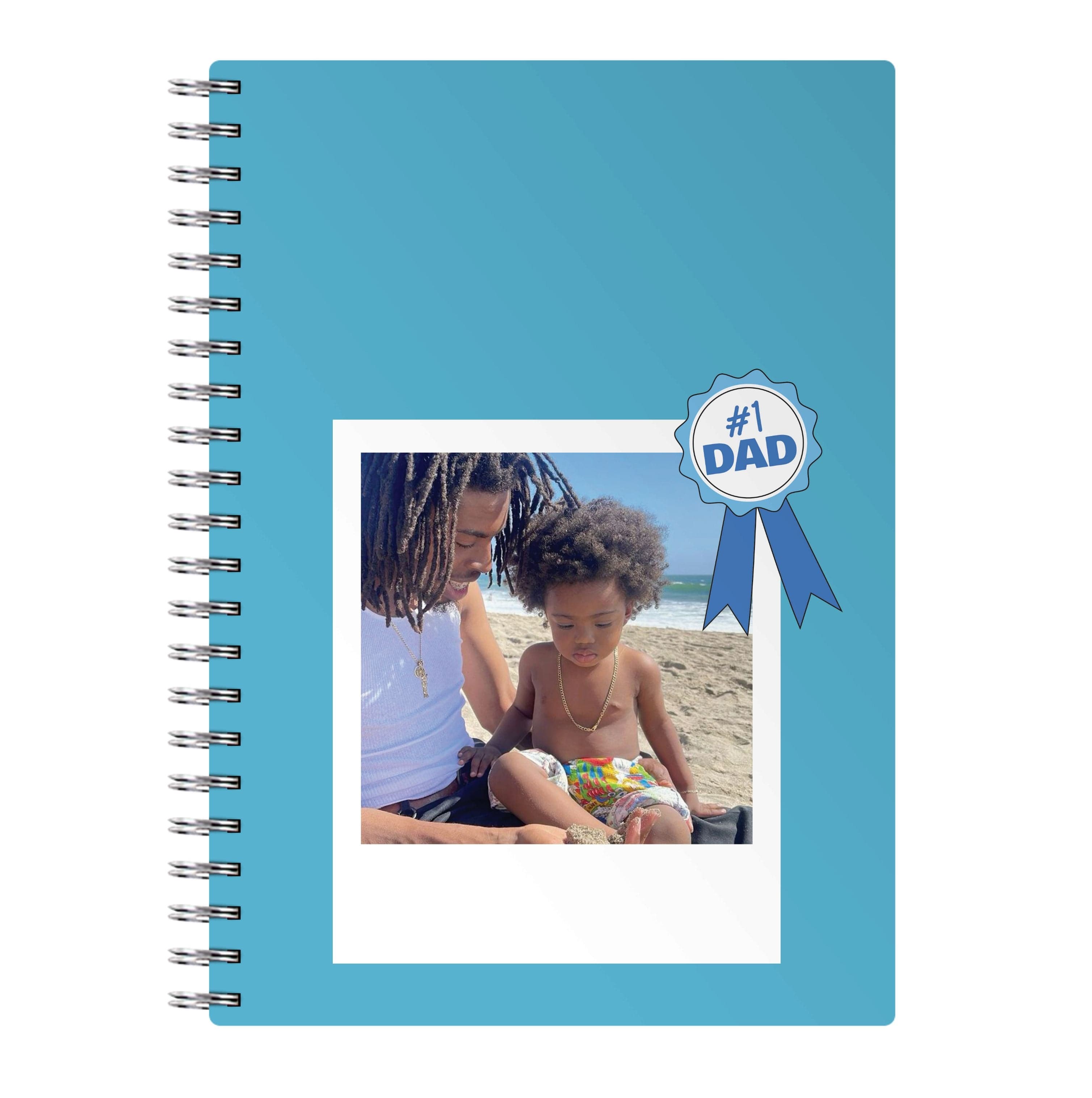 Number 1 Dad - Personalised Father's Day Notebook