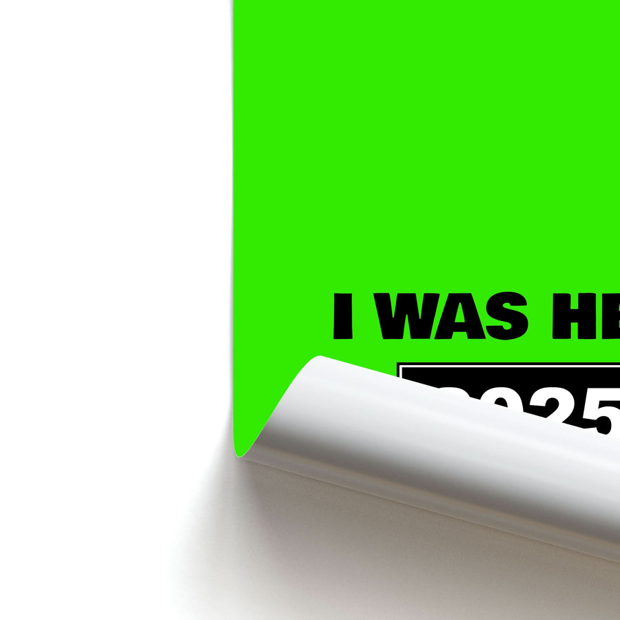 I Was Here 2025 Poster