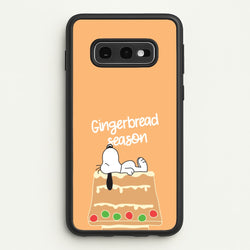 Cartoon Beagle Gingerbread House Galaxy S10e Case