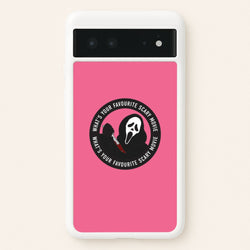 What's Your Favourite Scary Movie Badge Google Pixel 6 Case