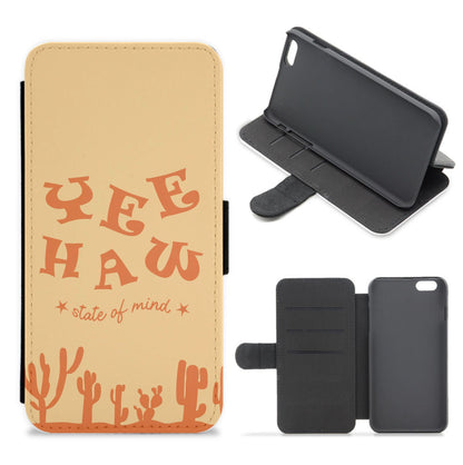 Yee-Haw State Of Mind Flip / Wallet Phone Case