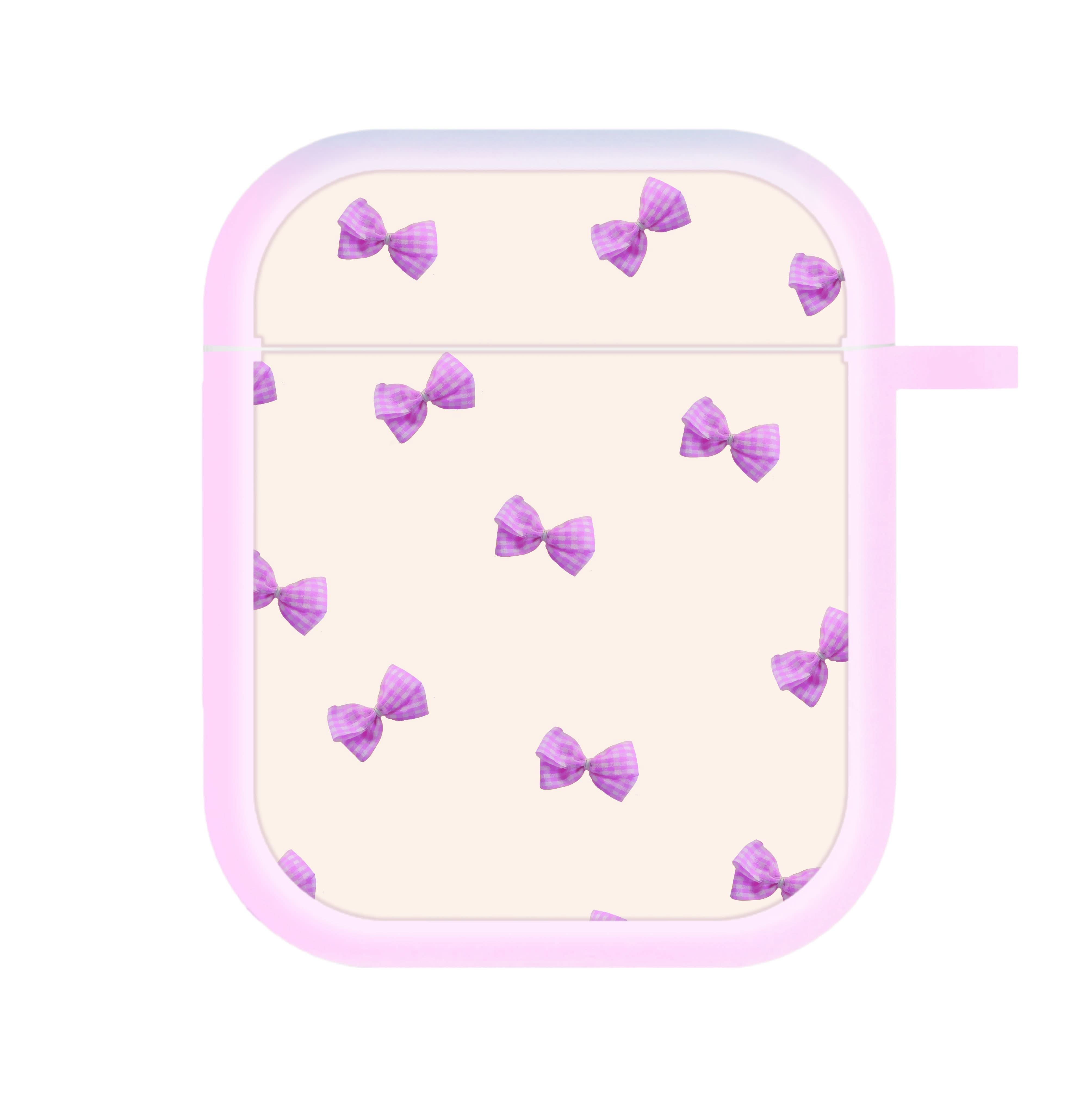 Pink Coquette Bows AirPods Case