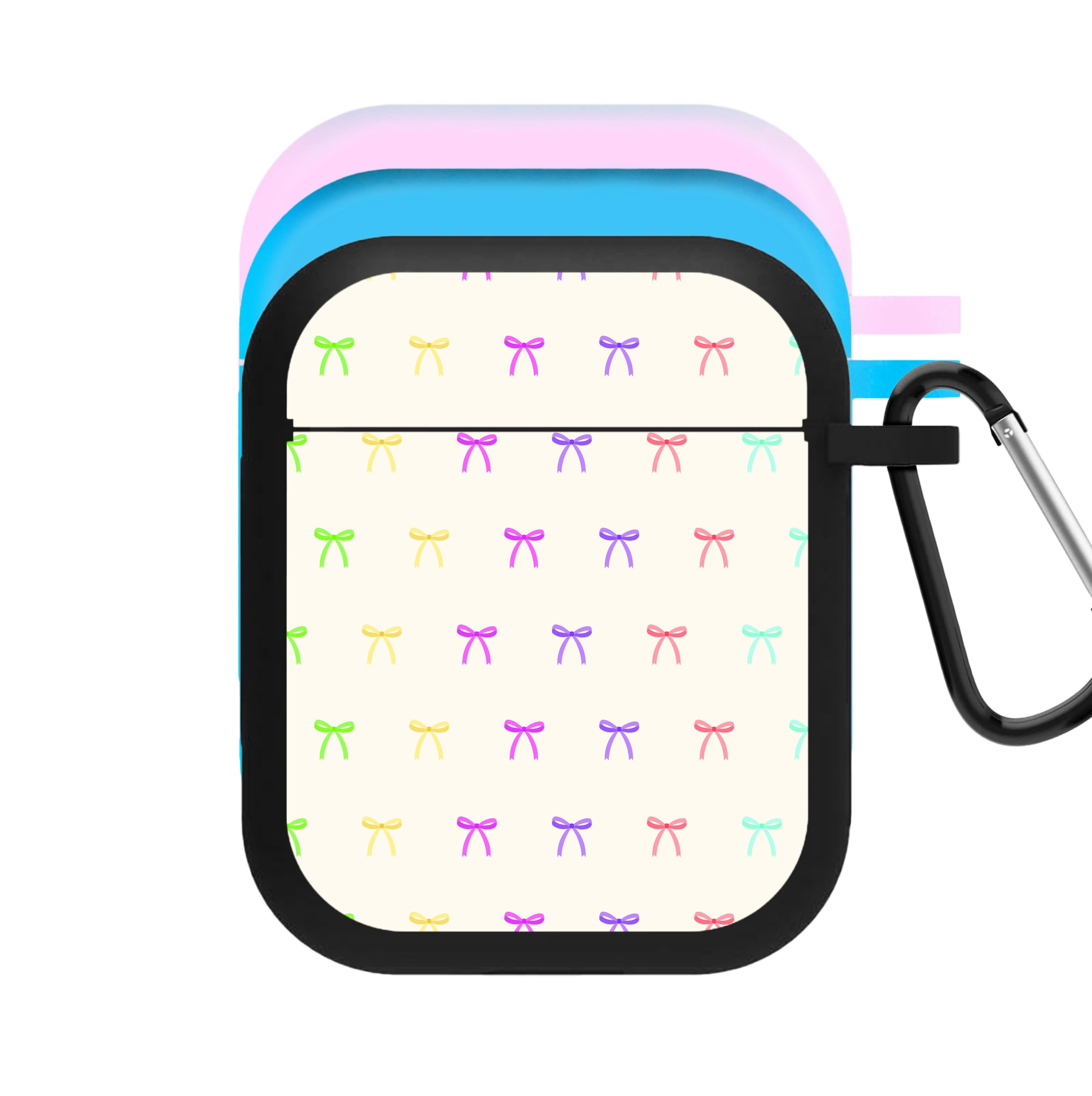 Pastel Ribbons Pattern AirPods Case