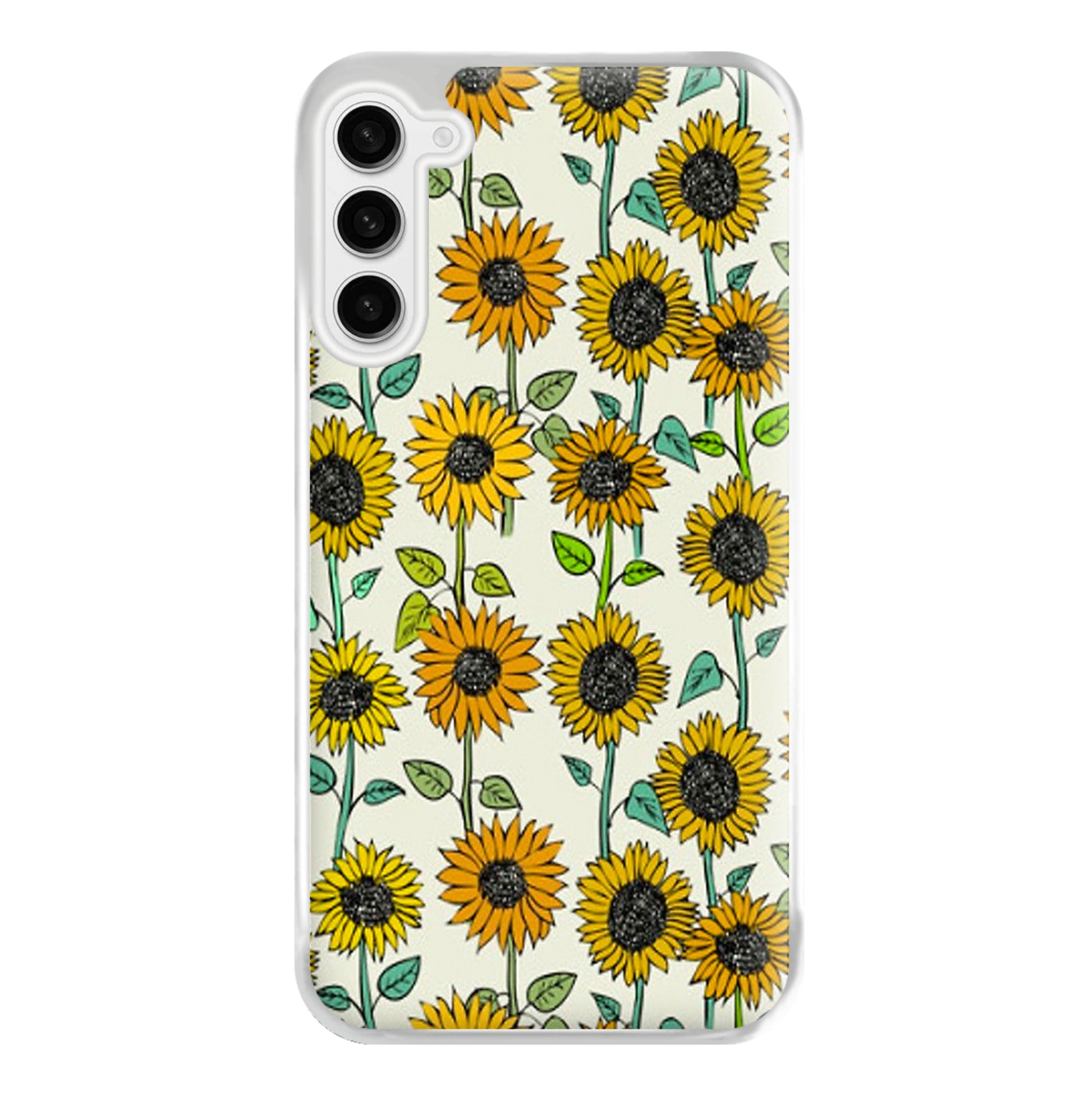 Painted Sunflowers Phone Case