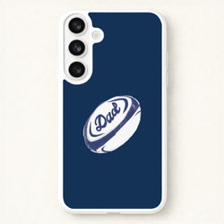 Dad Rugby Ball Galaxy S26 Plus Case