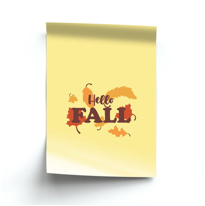 Hello Fall Poster