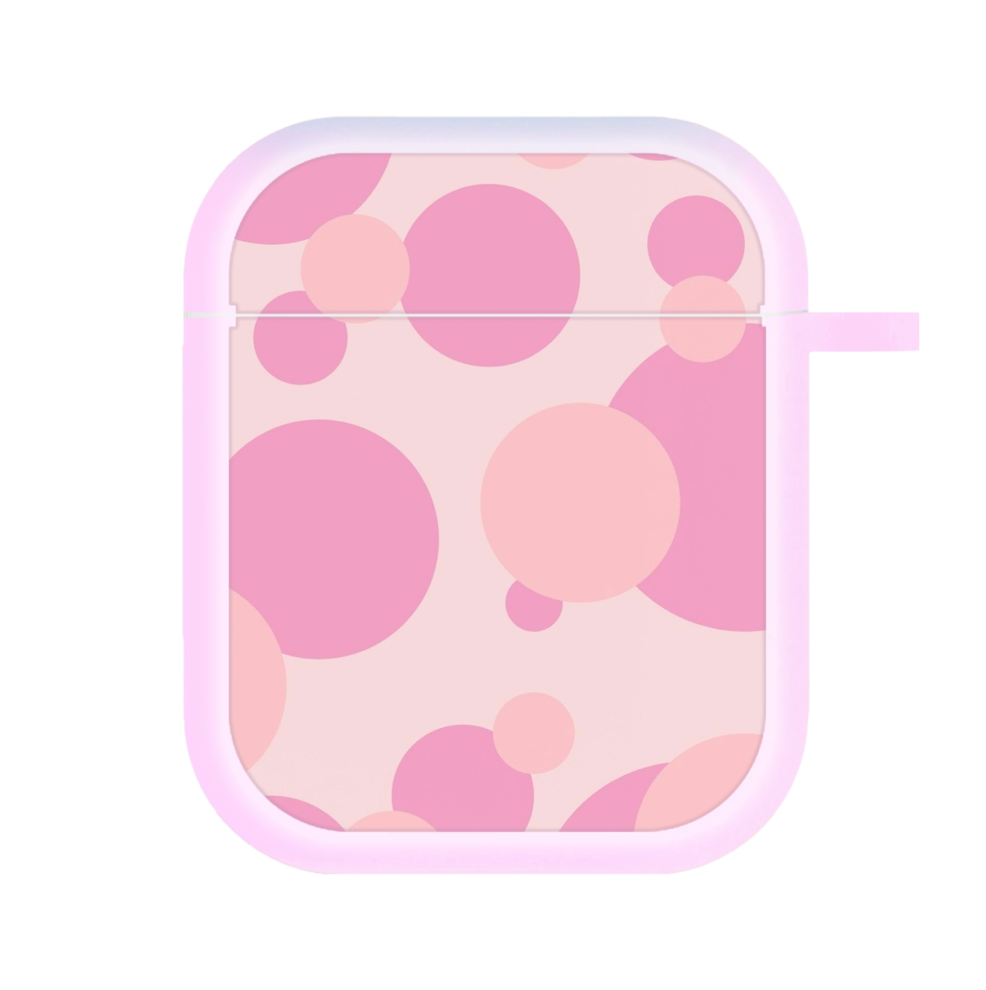 Pink Bubble Pattern  AirPods Case