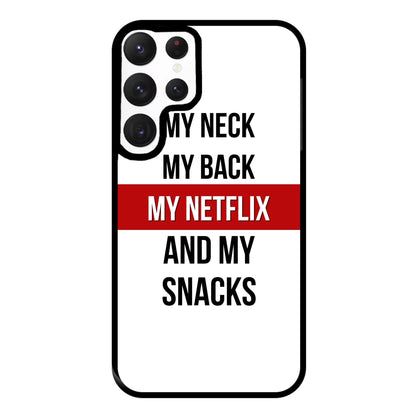 My Netflix & My Snacks Phone Case