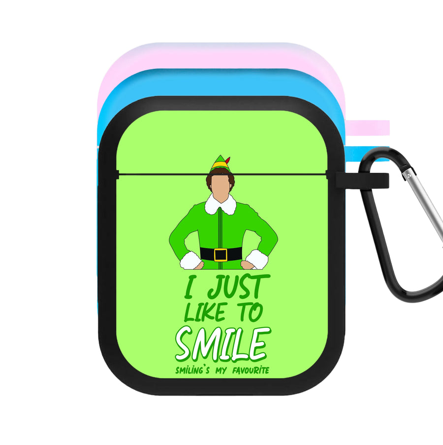 I Just Like To Smile AirPods Case