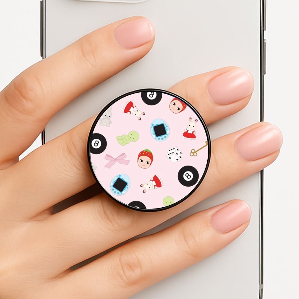 Trinkets Pattern Phone Grip