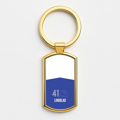 Lindblad Helmet 2026 Gold Keyring