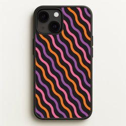 Wavy Abstract Halloween Pattern iPhone 13 Case