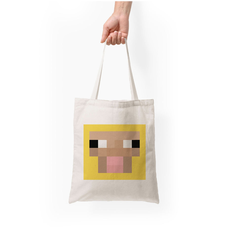 Yellow Sheep Tote Bag