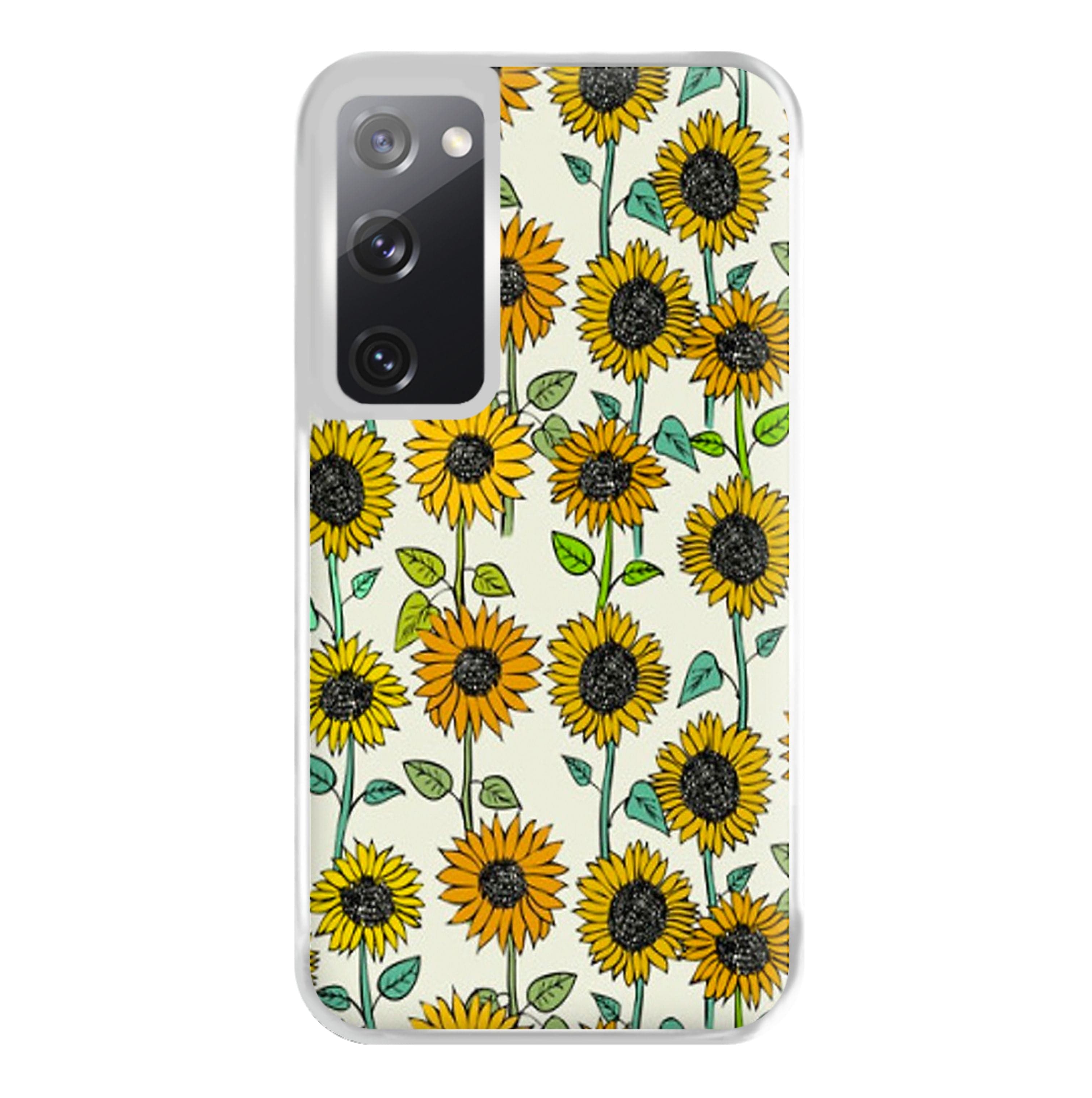 Painted Sunflowers Phone Case