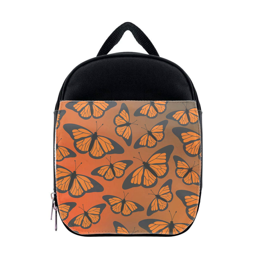 Orange Gradient Butterfly - Butterfly Patterns Lunchbox
