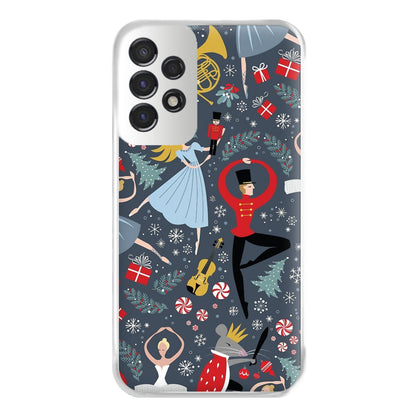 Nutcracker Ballet Pattern - Christmas Phone Case