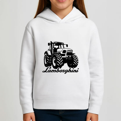 Lambo Tractor Girls Hoodie