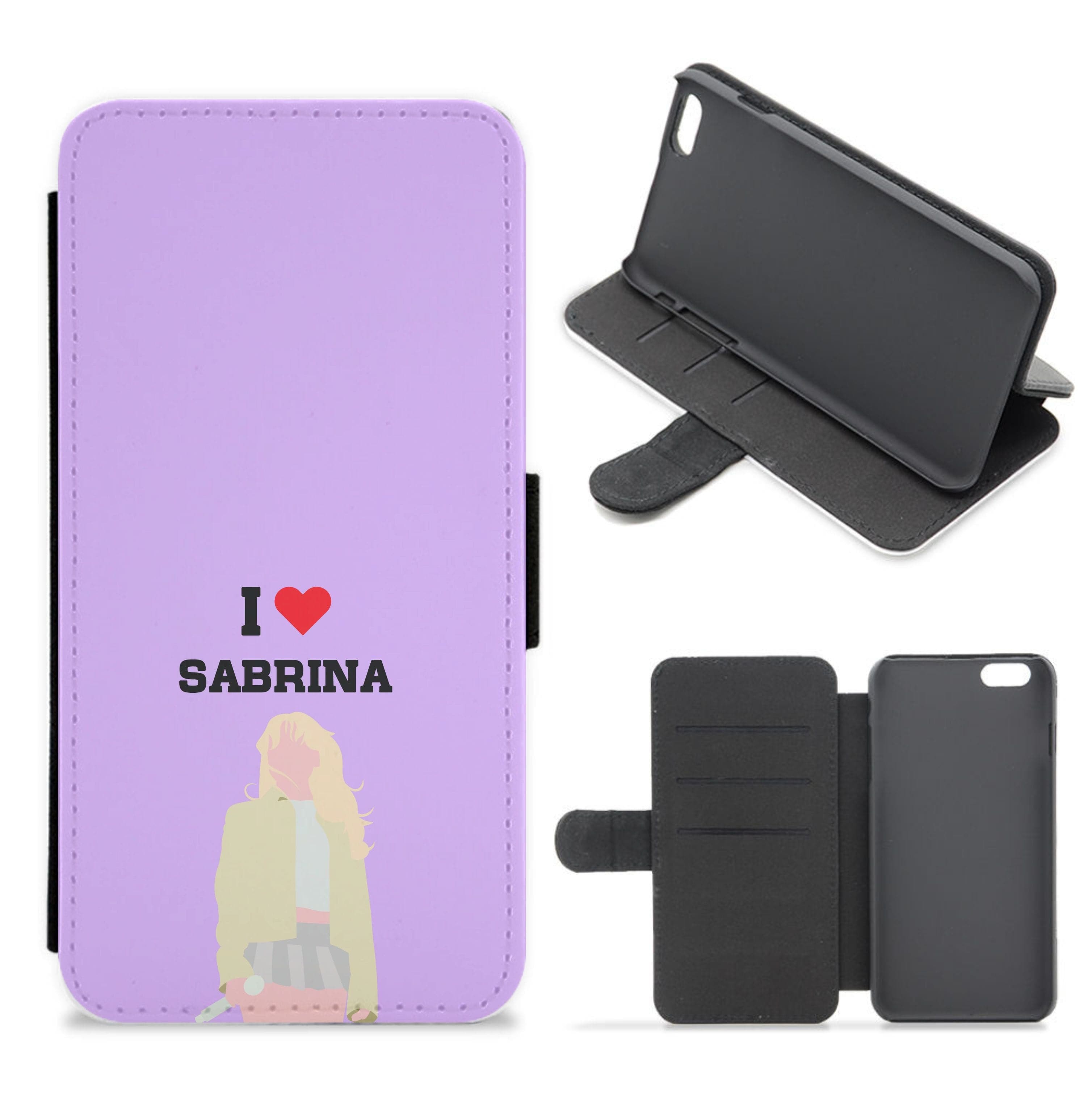 I Love Sabrina Flip / Wallet Phone Case