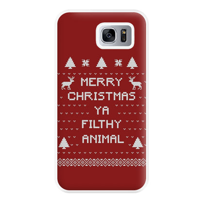 Merry Christmas Ya Filthy Animal Phone Case