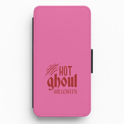 Hot Ghoul Halloween Flip / Wallet Phone Case
