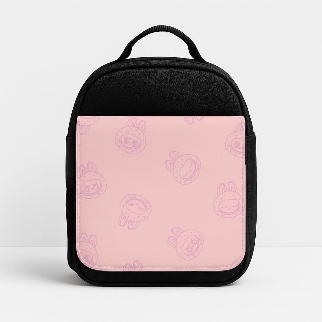 Monsters Outline Pattern II Insulated Lunch Bag