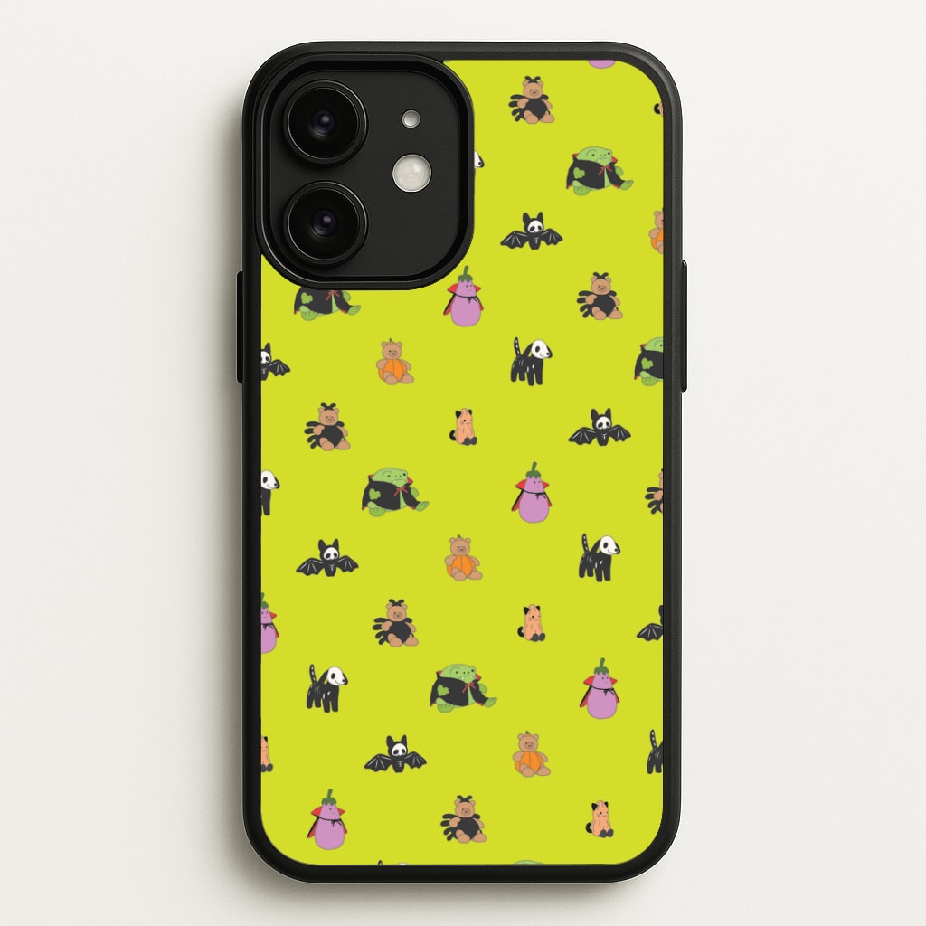 Halloween Plushies Pattern III - Halloween iPhone 11 Case