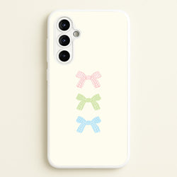 Gingham Tiered Ties Galaxy A54 Case