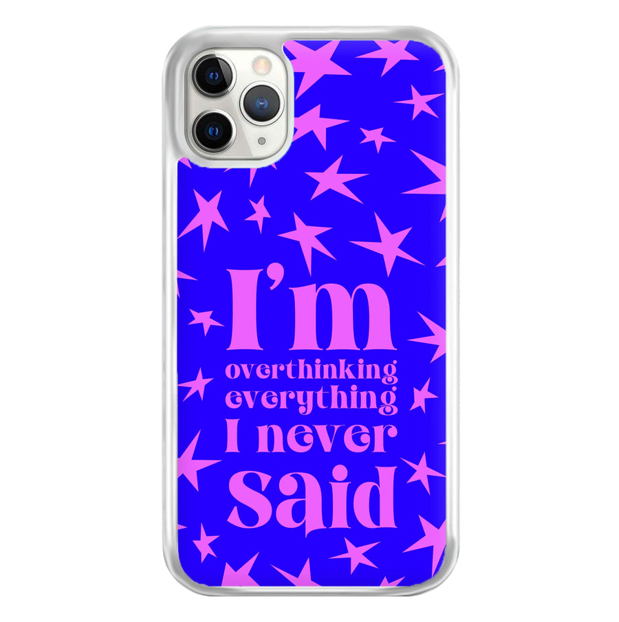 I'm Overthinking Everything - Gracie Abrams Phone Case