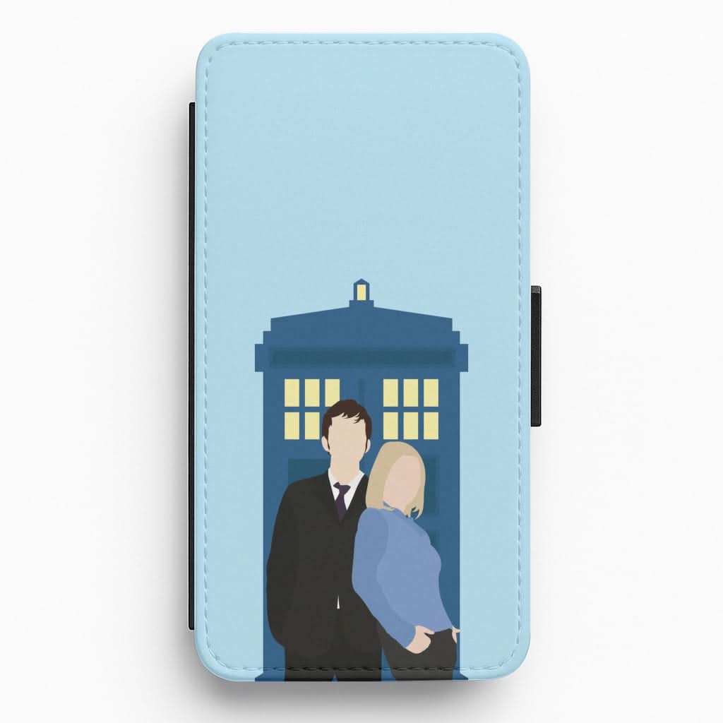 Rose And The Doc Flip / Wallet Phone Case