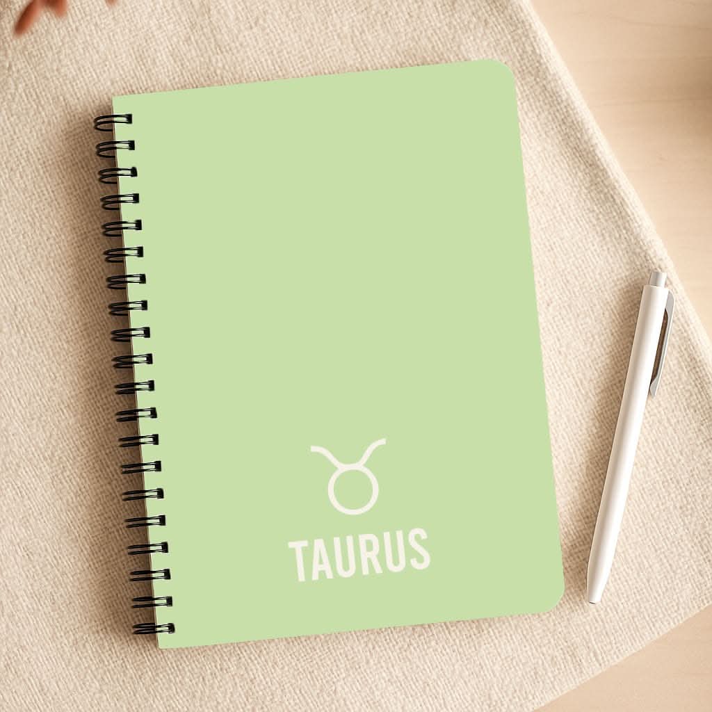 Taurus Pastel Zodiac Notepad