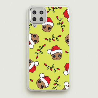 Christmas Tree Hero Pattern Galaxy A12 Case