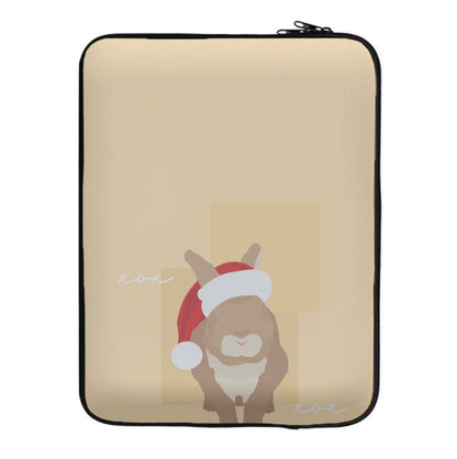 Rabbit Christmas Ears Laptop Sleeve