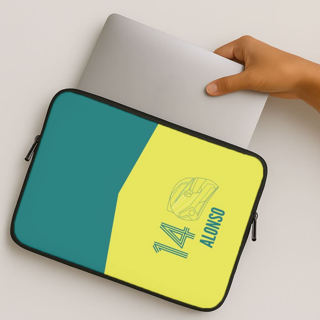 Alonso Helmet 2026 MacBook Cover