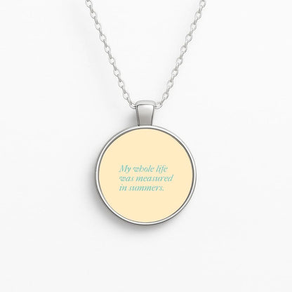 Measured In Summers Circle Necklace
