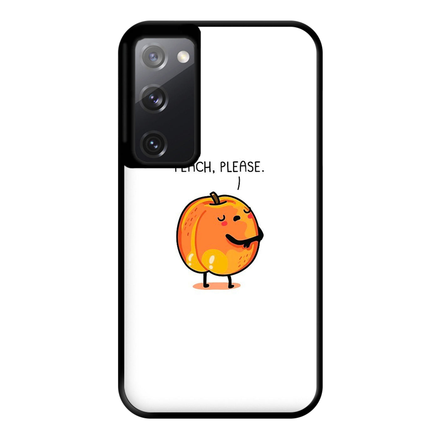 Peach, Please - Funny Pun Phone Case