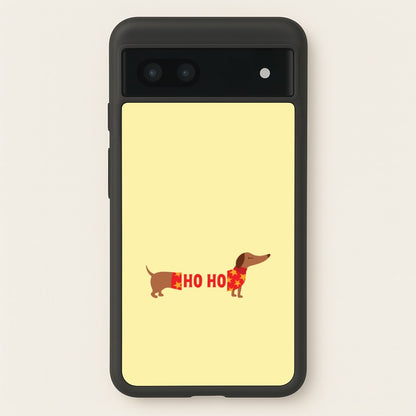 Christmas Jumper Ho Ho Dachshund Google Pixel 7a Case