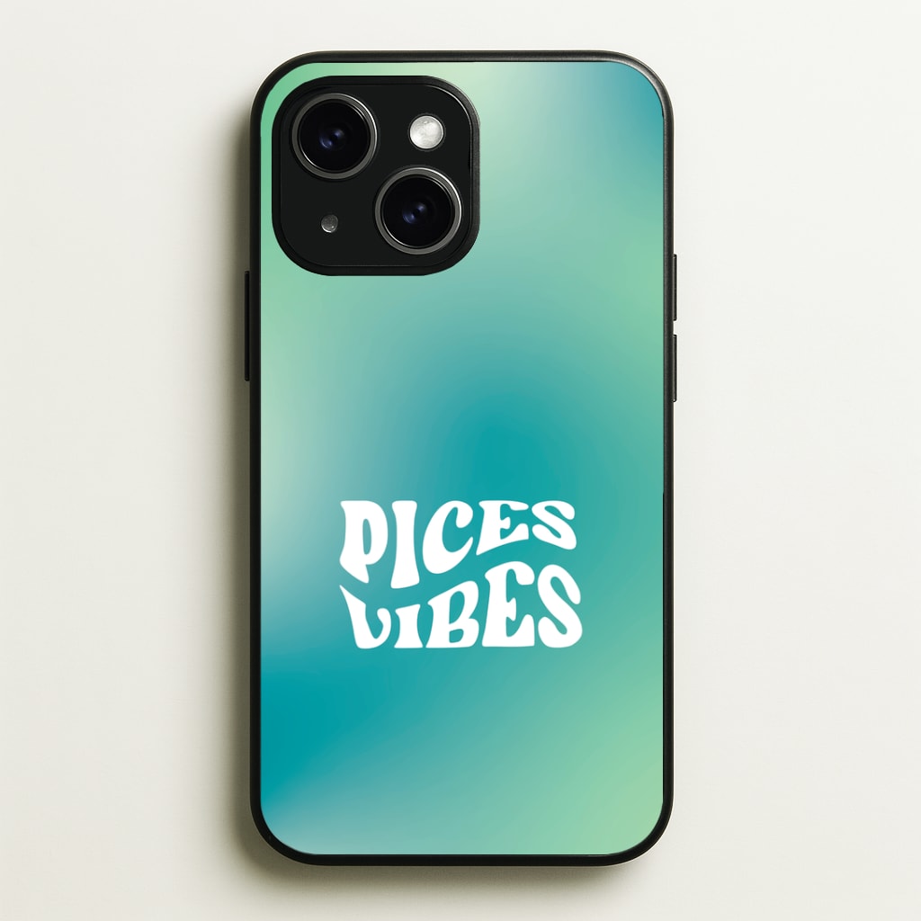 Pices Vibes Gradient Zodiac iPhone 14 Case
