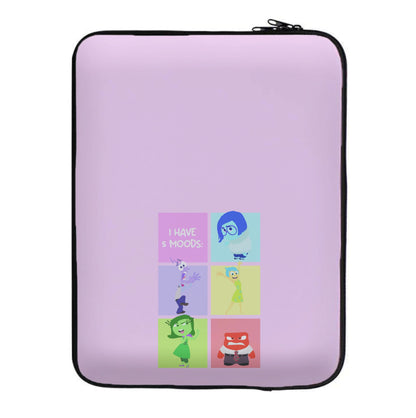 I Have Moods - Inside Out Laptop Sleeve