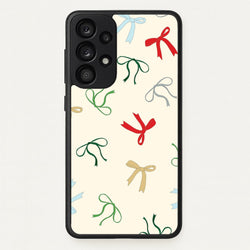 Coquette Christmas Bows Pattern Galaxy A33 Case