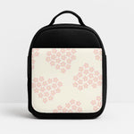Flower Hearts Pattern Insulated Lunch Bag