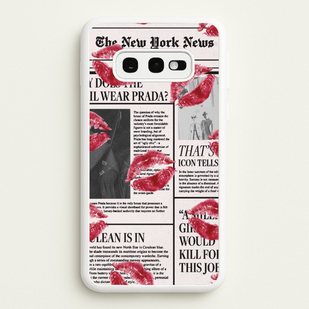 Headline Kisses Galaxy S10e Case