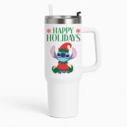 Cute Blue Alien Elf Tumbler 1