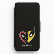 Superhero Best Friends Locket Flip / Wallet Phone Case 1
