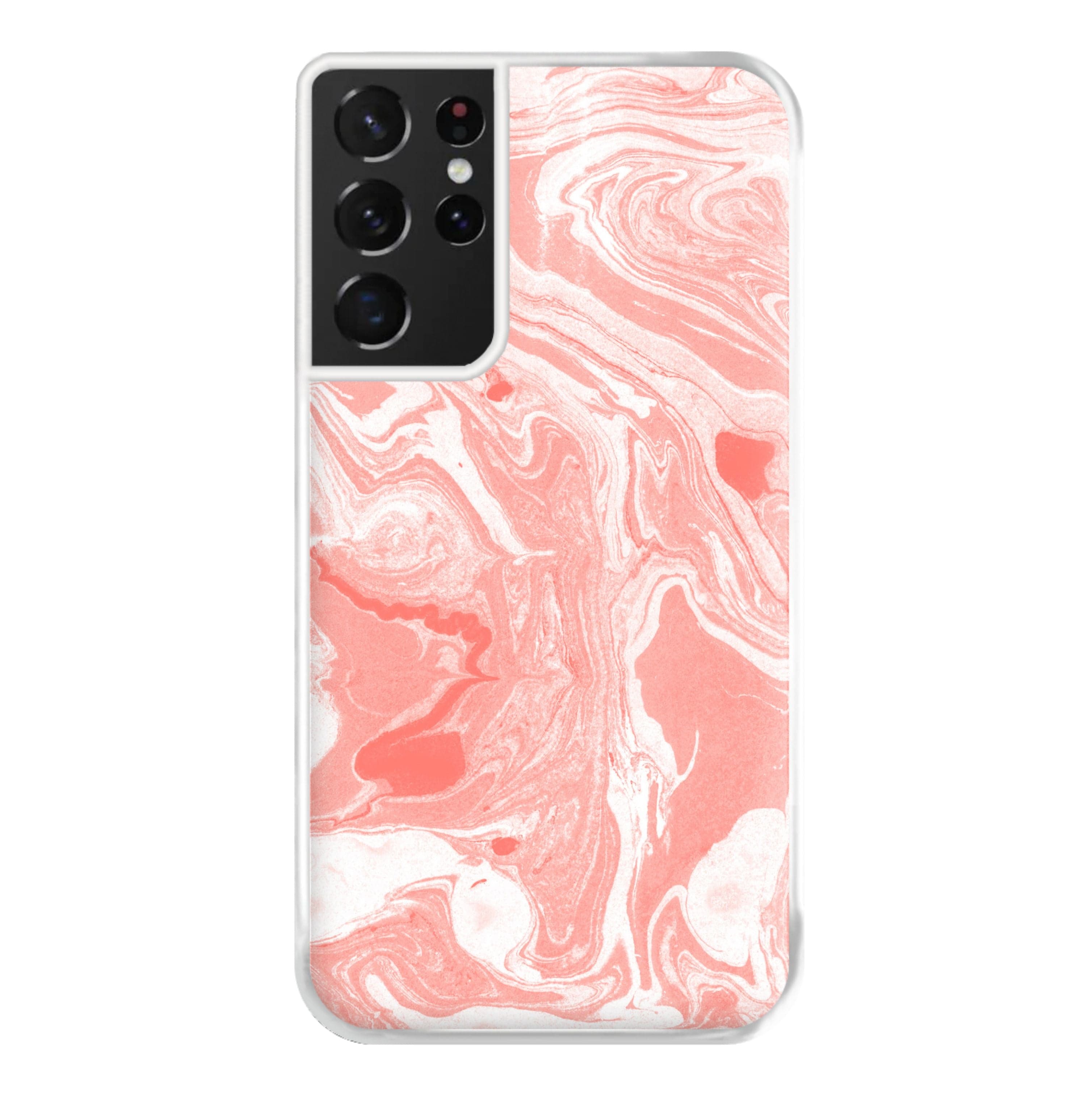 Pink Swirly Marble Phone Case